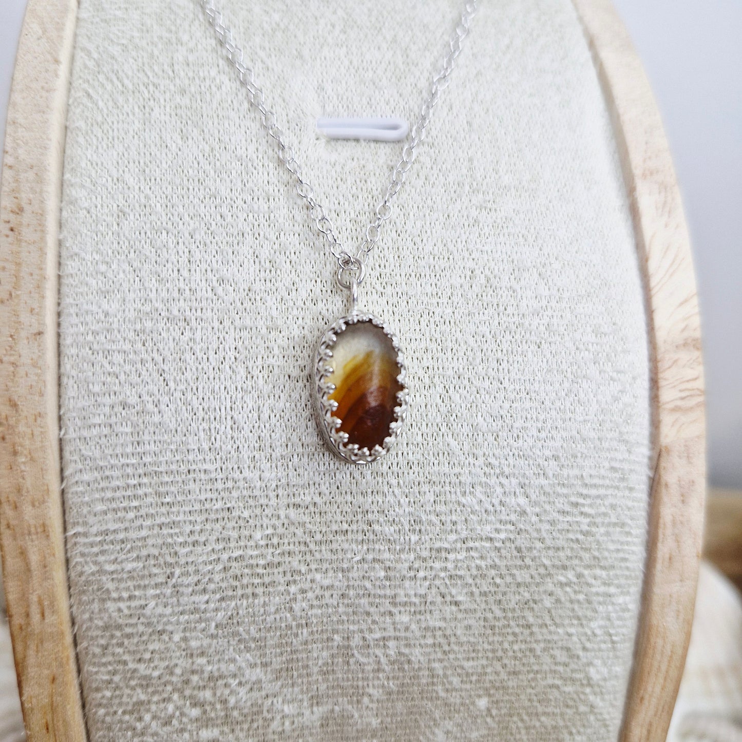 Sterling silver seaglass necklace